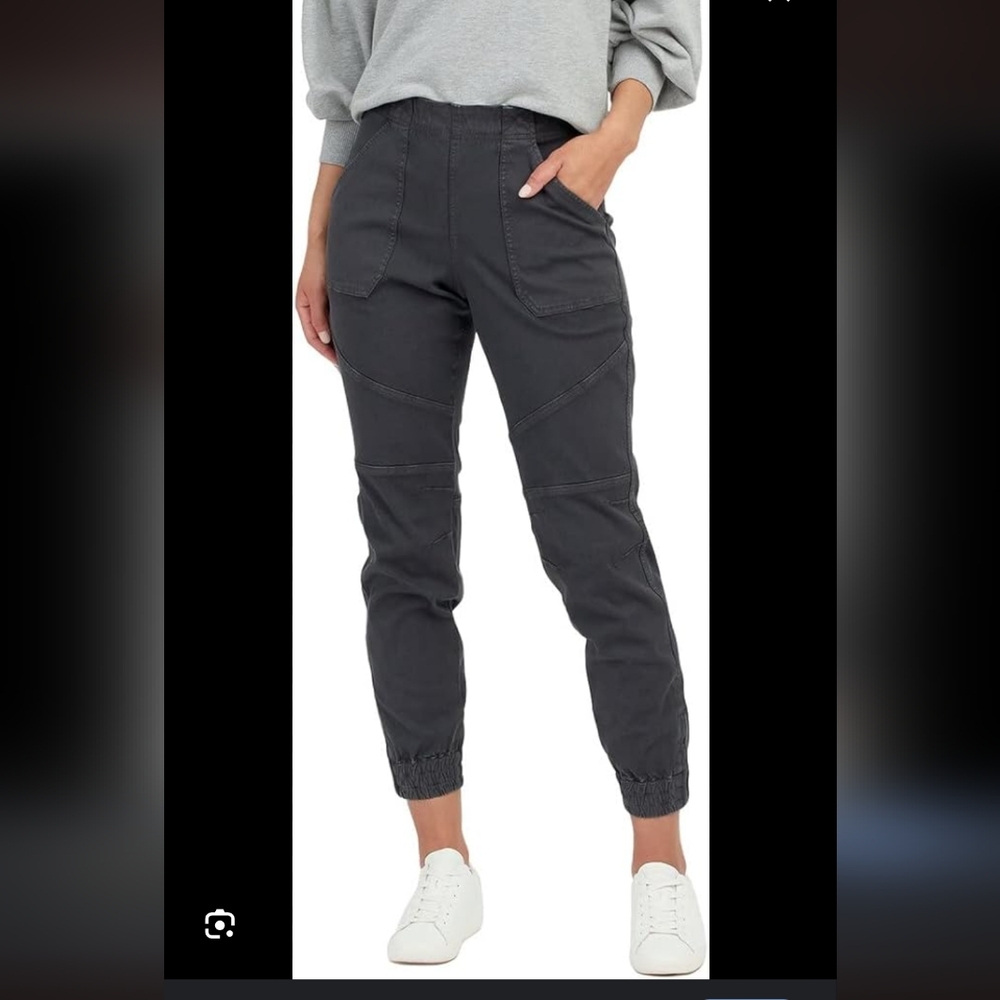 🆕 NWT Spanx black twill pants chino joggers